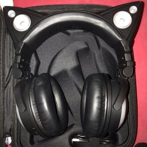 Wireless cat ear headphones